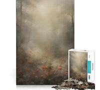 Puzzle rustico da 1000 pezzi con papaveri rossi, ideale per adolescenti, per stimolare la memoria, favorire la calma e creare un'atmosfera rilassante (38x26cm)