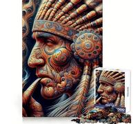Puzzle "Saggezza ancestrale svelata" da 1000 pezzi per adolescenti, ideale per stimolare la memoria e regalare momenti di relax Incastro perfetto Regalo di Natale unico (38x52cm)