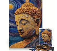 Puzzle "Saggezza Celeste" da 1000 pezzi,per lo sviluppo della destrezza mentale,facile da realizzare e rilassante,con incastri perfetti,regalo significativo (38x52cm)