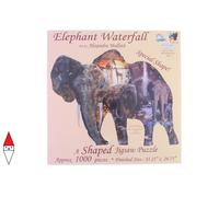 PUZZLE SAGOMATO SUNSOUT ELEFANTI ALIXANDRA MULLINS - ELEPHANT WATERFALL 1000 PZ