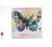 PUZZLE SAGOMATO SUNSOUT FARFALLE PEZZI XXL FOREST BUTTERFLY 1000 PZ