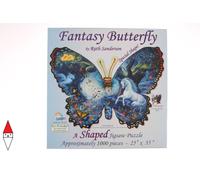 PUZZLE SAGOMATO SUNSOUT FARFALLE RUTH SANDERSON - FANTASY BUTTERFLY 1000 PZ