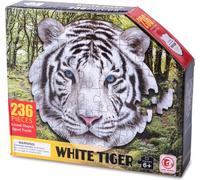 Puzzle sagomato tigre bianco 236 pezzi
