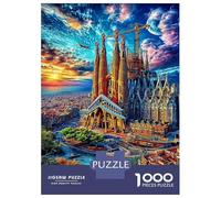Puzzle Sagrada Familia 1000 Pezzi | Difficile E Sfidante | Giochi Di Puzzle E Decorativo Per Casa 70x50cm/1000pcs