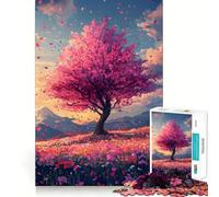 Puzzle Sakura Dreamscape da 1000 pezzi per ragazzi, gioco di puzzle per allenare la mente, gioco di gruppo, arte, assemblaggio, regalo classico (50x75cm)