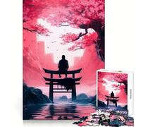 Puzzle Sakura Light per adolescenti, 1000 pezzi, gioco per allenare la mente, rilassante, artistico, da assemblare, (38x26cm)