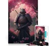 Puzzle Sakura Samurai Warrior da 1000 pezzi per adulti, gioco stimolante per l'intelletto, divertente e rilassante, con tagli precisi, ideale come regalo di Natale (38x26cm)