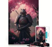 Puzzle Sakura Samurai Warrior da 1000 pezzi per ragazzi, gioco di logica, svago e divertimento, taglio liscio, regalo speciale (38x52cm)