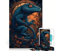 Puzzle Salamandra Fantasioso da 1000 Pezzi per Adulti Gioco di Logica Fine Tempo Libero Bordo Preciso Opera d'Arte Da Collezione (38x52cm)