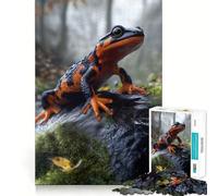 Puzzle "Salamandra sulla roccia" per adulti, 1000 pezzi, gioco di logica, antistress, ritaglio preciso, oggetto da collezione (50x75cm)