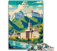 Puzzle Salisburgo da 1000 pezzi per adolescenti, perfetti per le serate di gioco, giocattolo colorato per la casa, regalo 1000 pezzi (26x38cm)