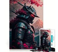 Puzzle Samurai Cherry Japan da 1000 pezzi per adolescenti, giocattolo antistress, taglio di alta qualità, (38x52cm)