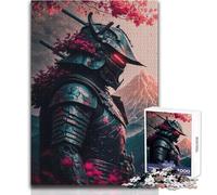 Puzzle Samurai Cherry Japan per adulti, 1000 pezzi, attività interattiva, divertente e commovente, regalo memorabile, dimensioni 50x75cm