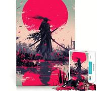 Puzzle Samurai da 1000 pezzi per adolescenti: migliora la memoria, favorisce il rilassamento mentale, ha bordi affilati ed è un regalo creativo (38x52cm)
