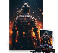 Puzzle Samurai Fire da 1000 pezzi per adulti e ragazzi, gioco di logica, divertimento a casa, taglio di qualità, regalo classico (38x52cm)