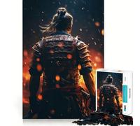 Puzzle Samurai Fire da 1000 pezzi per adulti e ragazzi, gioco di logica, divertimento a casa, taglio di qualità, regalo classico (38x52cm)