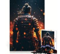 Puzzle Samurai Fire da 1000 pezzi per adulti, stimola la memoria, allevia l'ansia, con bordi precisi, sorpresa di Natale (50x75cm)