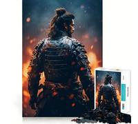 Puzzle Samurai Fire da 1000 pezzi per ragazzi, ideale per migliorare la memoria, per un divertimento rilassante e per ottenere bordi precisi Regalo elegante (38x52cm)