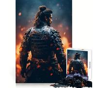 Puzzle Samurai Fire da 1000 pezzi per ragazzi, ideale per migliorare la memoria, per un divertimento rilassante e per ottenere bordi precisi Regalo elegante (38x52cm)