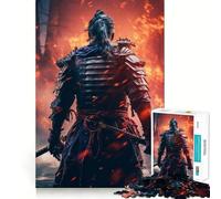 Puzzle Samurai Fire da 1000 pezzi per ragazzi, ideale per migliorare la memoria, per un gioco rilassante e divertente, con bordi precisi e un regalo elegante (50x75cm)
