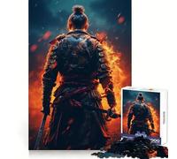 Puzzle Samurai Fire per adolescenti, 1000 pezzi, gioco per allenare la mente, rilassante, artistico, da assemblare, (38x26cm)