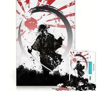 Puzzle Samurai Giappone da 1000 pezzi per ragazzi, gioco di logica e svago, bordi lisci, regalo di alta qualità (50x75cm)
