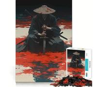 Puzzle Samurai nel Sangue da 1000 pezzi per ragazzi, gioco di logica e abilità, divertente e rilassante, con tagli precisi, (50x75cm)