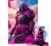 Puzzle Samurai Neon da 1000 pezzi per ragazzi, gioco di puzzle divertente e stimolante da collezionare (38x52cm)