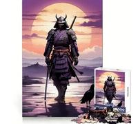 Puzzle Samurai Solitude per adolescenti, 1000 pezzi, gioco stimolante, rilassante, preciso, lista dei desideri di Babbo Natale (38x26cm)