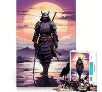 Puzzle Samurai Solitude per adolescenti, 1000 pezzi, gioco stimolante, rilassante, preciso, lista dei desideri di Babbo Natale (38x26cm)