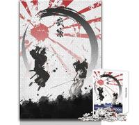 Puzzle Samurai Warriors per adulti, 1000 pezzi, sfida mentale, gioco di apprendimento, sorpresa premurosa per le celebrazioni, dimensioni 38x26cm