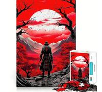 Puzzle Samurai Yokai da 1000 pezzi per adulti e ragazzi, ideale per stimolare la memoria, calmare e fuggire dalla realtà, con taglio liscio e un regalo speciale (38x52cm)