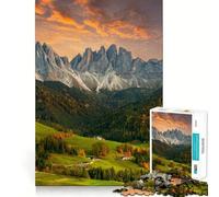 Puzzle Santa Maddalena da 1000 pezzi per ragazzi, gioco di logica e abilità, rilassante, taglio preciso, regalo di Natale (38x26cm)