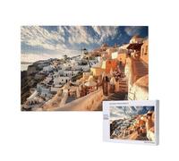 Puzzle Santorini Puzzle 5000 Pezzi Paesaggio - Adatto ad Adulti e Principianti - Giochi Divertenti/Sfidanti/Impossible - Adulti Attività Artigianali - Creativi Regali per Uomini/Donne 2T-828