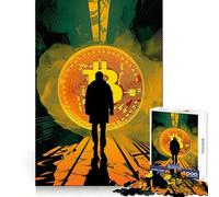 Puzzle Satoshis Vision da 1000 pezzi per adulti, gioco intelligente e divertente per la casa, bordi lisci, oggetto da collezione (38x26cm)
