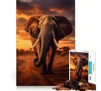Puzzle Savannahs Majesty da 1000 pezzi per adolescenti: migliora la memoria, favorisce il rilassamento mentale, ha bordi netti ed è un regalo creativo (50x75cm)