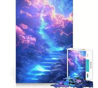 Puzzle "Scala per il Paradiso" da 1000 pezzi per adolescenti, giocattolo antistress, taglio di alta qualità, regalo elegante 38x26cm
