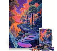 Puzzle "Scala verso il Surreale" per adulti, 1000 pezzi, gioco intelligente e rilassante, taglio preciso, opera d'arte da collezione 50x75cm