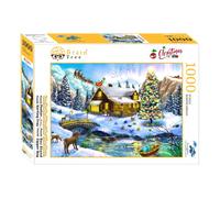 Puzzle Scenari di Natale 1000 pezzi Brain Tree