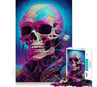 Puzzle "Scheletro Astronauta n 1000 pezzi" per ragazzi, rompicapo divertente e rilassante, un regalo perfetto 50x75cm