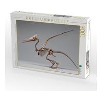 Puzzle, scheletro di pteranodon con apertura delle ali e profilo a pettine | Un elegante scheletro del Pteranodon con il tipico pettine per la testa e ampio... · 1000 pezzi · Dimensioni da disteso 64 ×