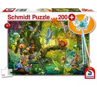 Puzzle Schmidt Fate nel bosco 200 pezzi con regalo bacchetta fatata
