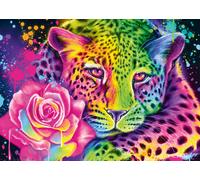 Puzzle SCHMIDT Leopard Neon 1000 pezzi