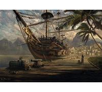 Puzzle SCHMIDT nave in porto - 1000 pezzi