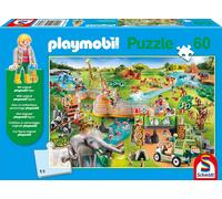 Puzzle SCHMIDT Playmobil Zoo 60 pezzi con mini-figura