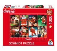 Puzzle Schmidt Spiele 1000 pezzi Babbo Natale di Coca-Cola
