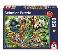 Puzzle Schmidt Spiele 1500 pezzi Animali 12 anni