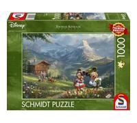 Puzzle Schmidt Spiele Thomas Kinkade Studios Disney Mickey & Minnie 1000 pezzi