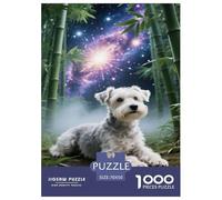 Puzzle Schnauzer Da 1000 Pezzi Per Adulti,Bamboo Forest Gioco Diabilità Impossibile Puzzle Pittura Giochi Rilassamento E Intelligenza Regalo Per Amore E Amico 70x50cm/1000pcs