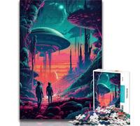 Puzzle Scopri gli UFO Puzzle da 1000 pezzi per adulti giochi educativi decorazioni per la casa regali per tutta la famiglia (50x75cm)